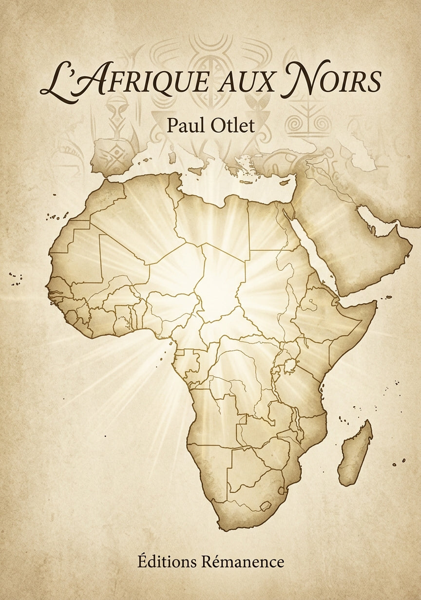 L'Afrique aux Noirs - Paul Otlet (Couverture)
