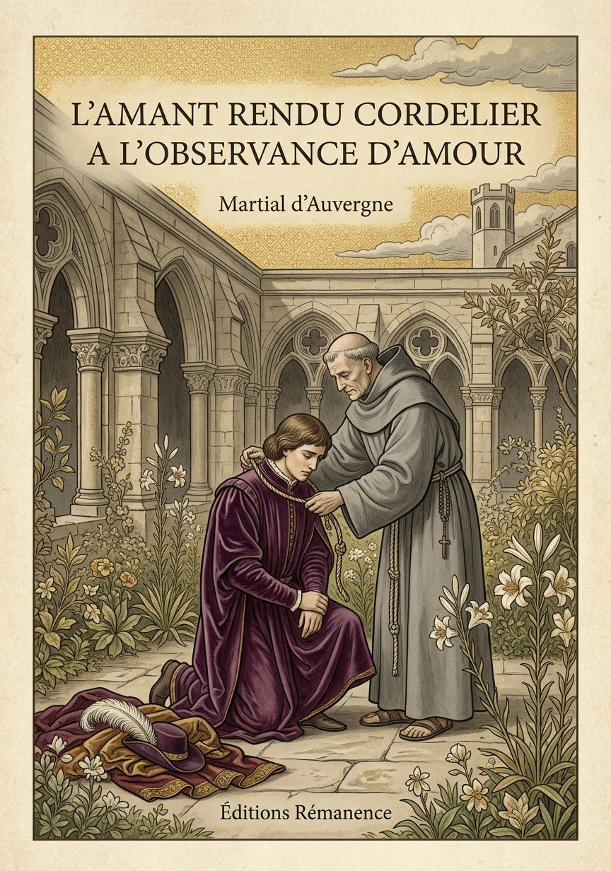 L'amant rendu cordelier a l'observance d'amour - Martial d'Auvergne (Couverture)