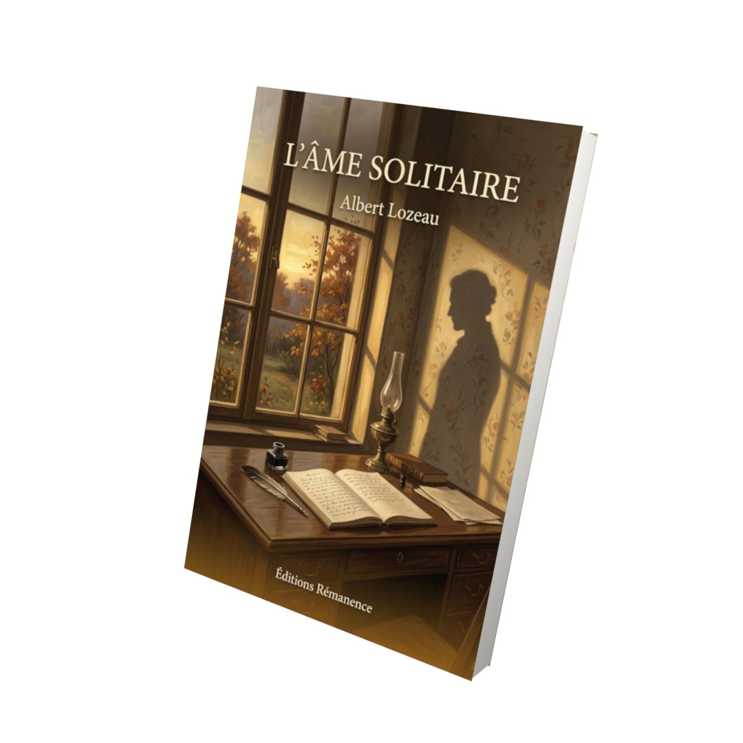 Livre L'Âme solitaire par Albert Lozeau - Vue 3D - Editions Remanence