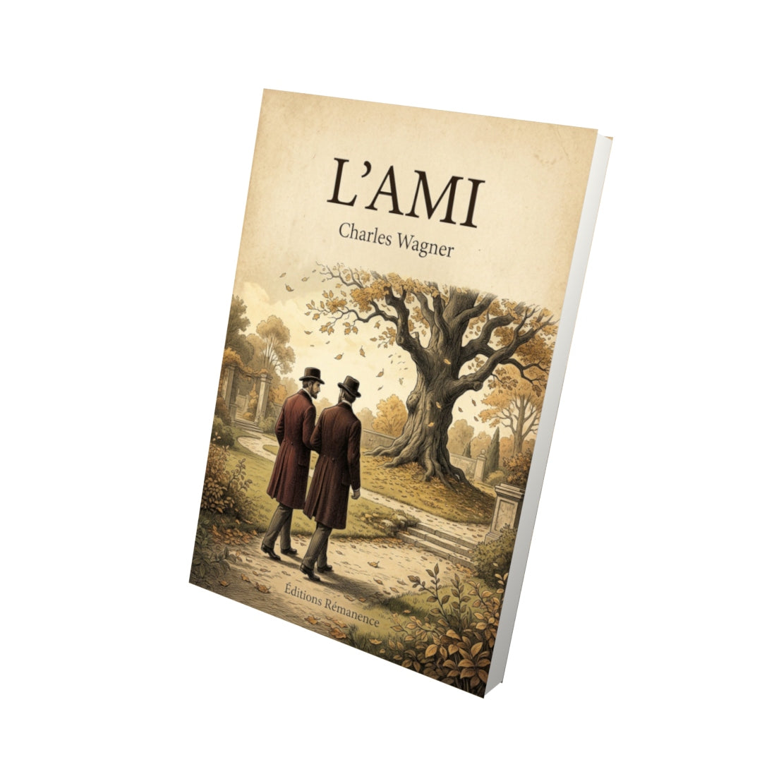 Livre L'ami - Charles Wagner - Vue 3D - Editions Remanence