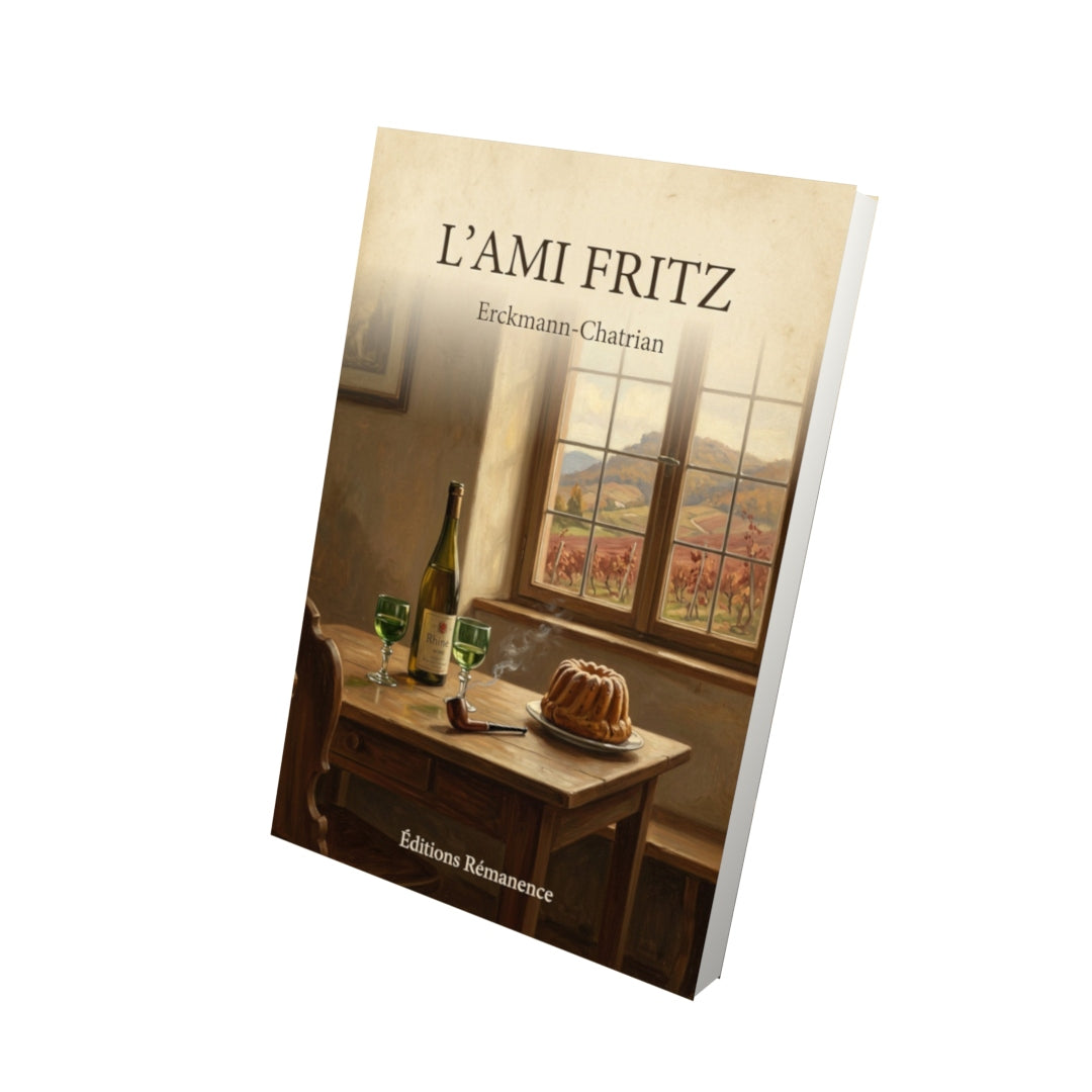 Livre L'ami Fritz - Erckmann-Chatrian - Vue 3D - Editions Remanence