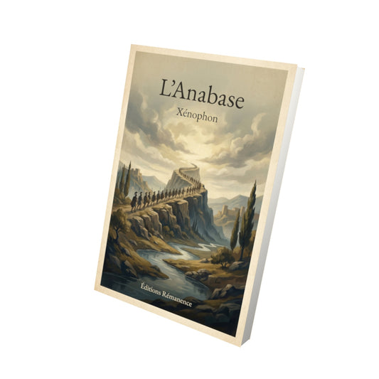 Livre L'Anabase – Xénophon - Vue 3D - Editions Remanence
