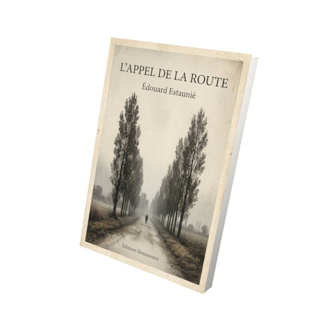 Livre L'appel de la route - Édouard Estaunié - Vue 3D - Editions Remanence