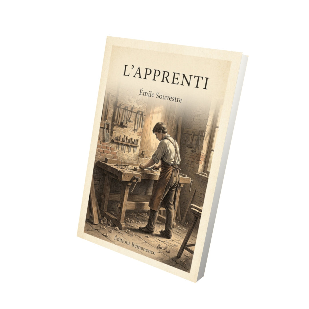 Livre L'Apprenti - Émile Souvestre - Vue 3D - Editions Remanence