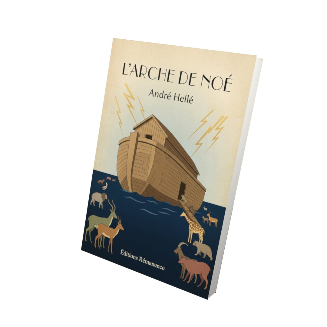 Livre L'Arche de Noé - André Hellé - Vue 3D - Editions Remanence