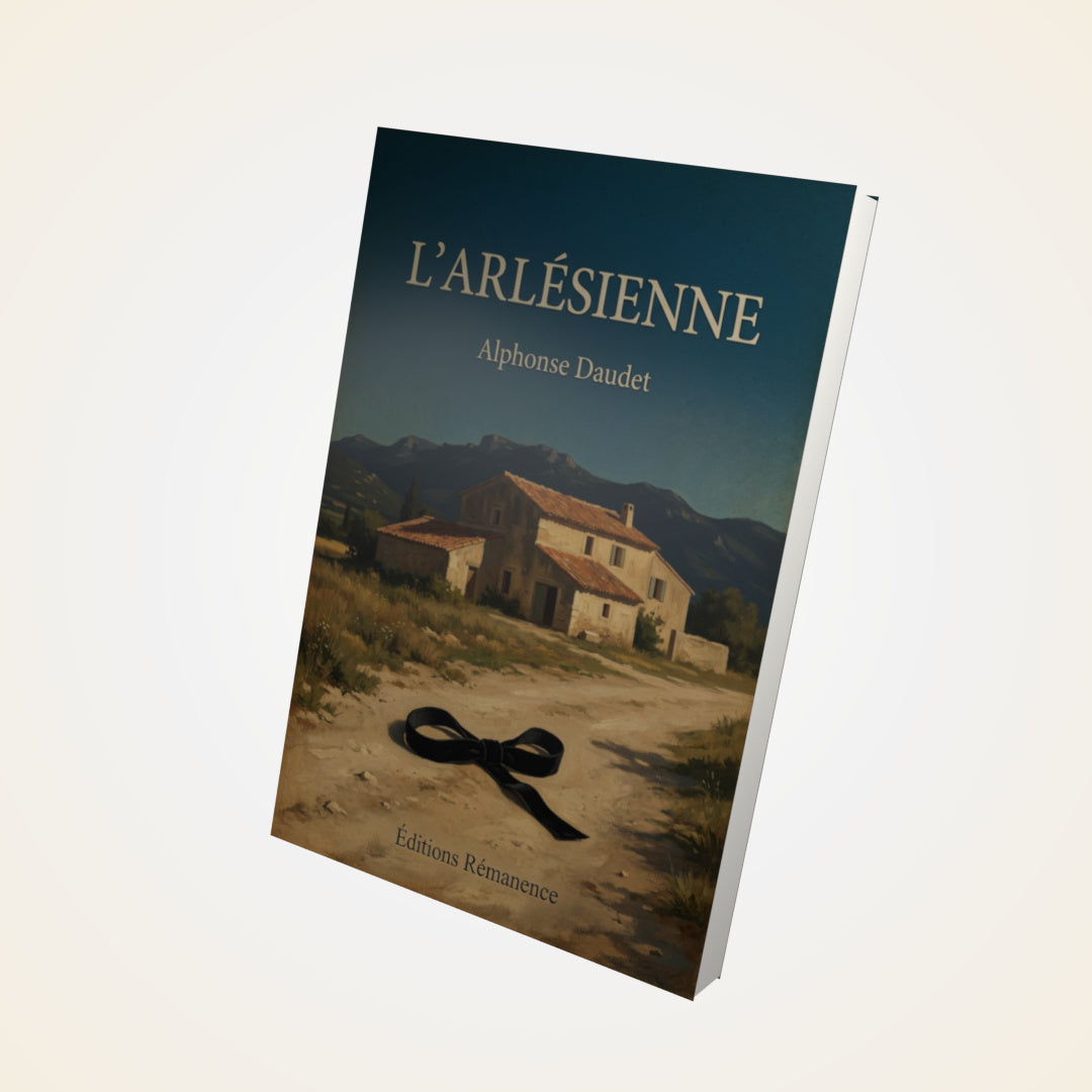 Livre L'Arlésienne - Alphonse Daudet - Couverture 3D