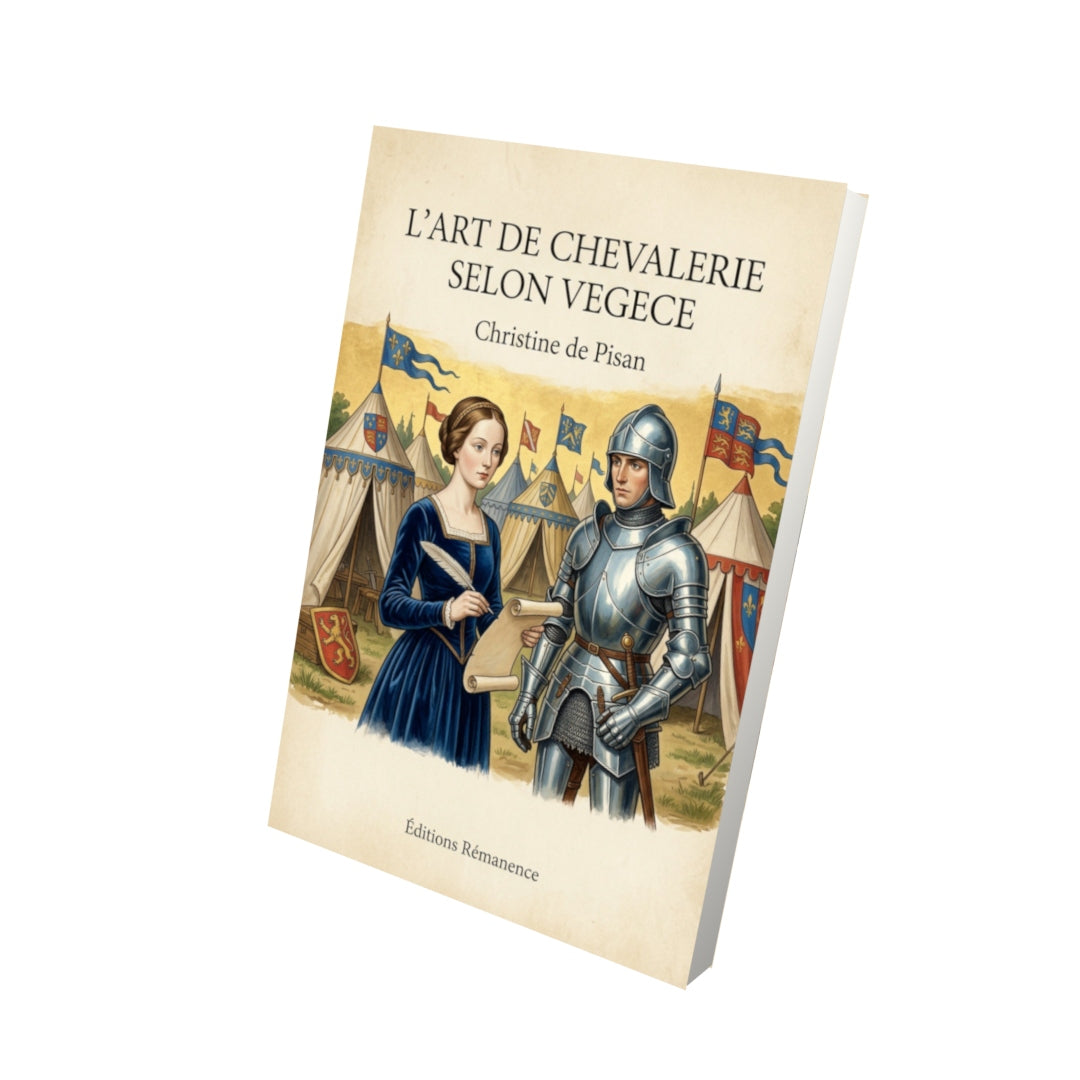 Livre L'art de chevalerie selon Vegece - Christine de Pisan - Vue 3D - Editions Remanence