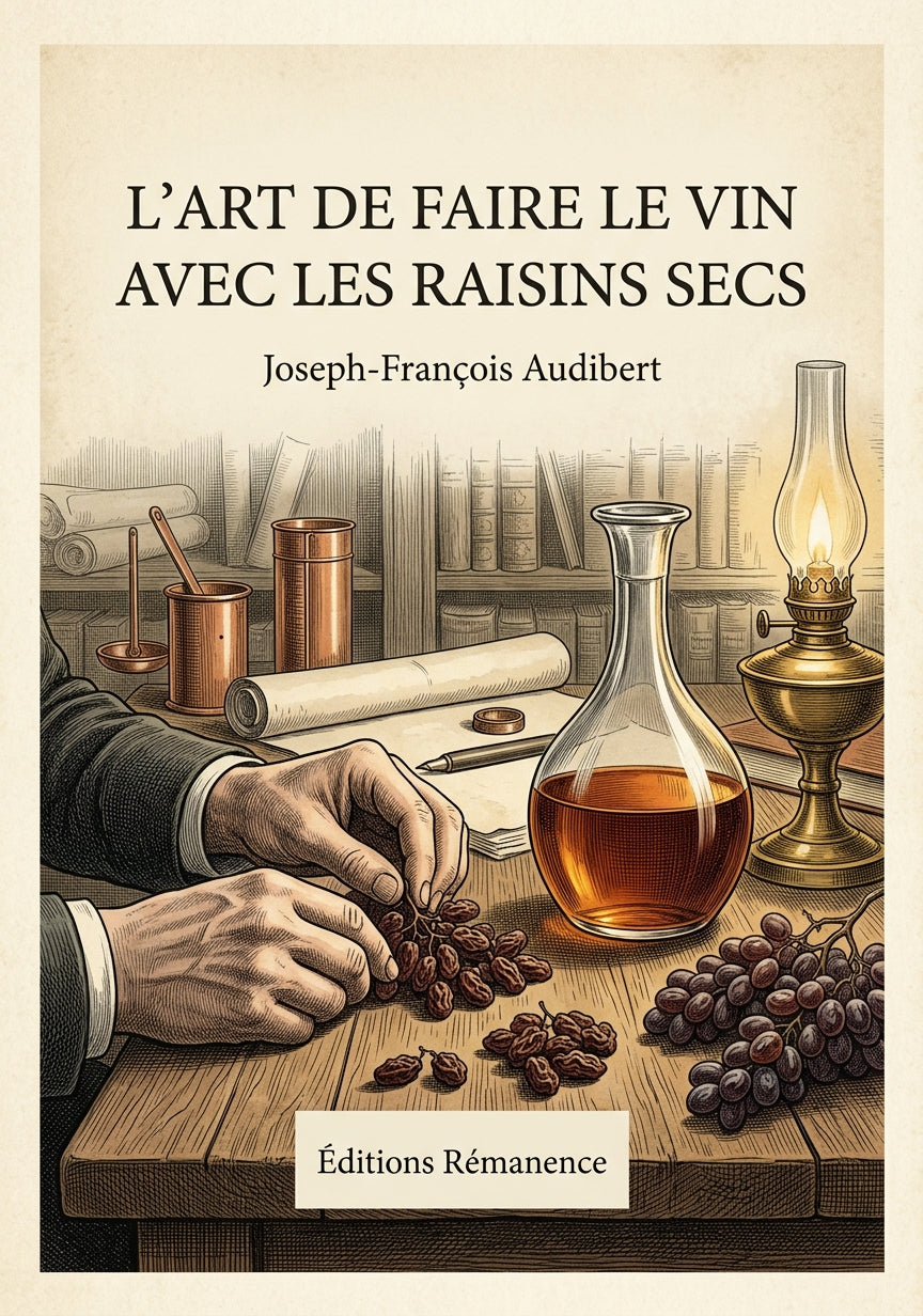 L'art de faire le vin avec les raisins secs - Joseph-François Audibert (Couverture)