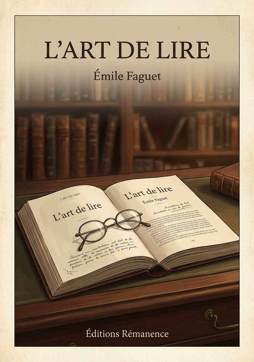L'art de lire - Émile Faguet (Couverture)