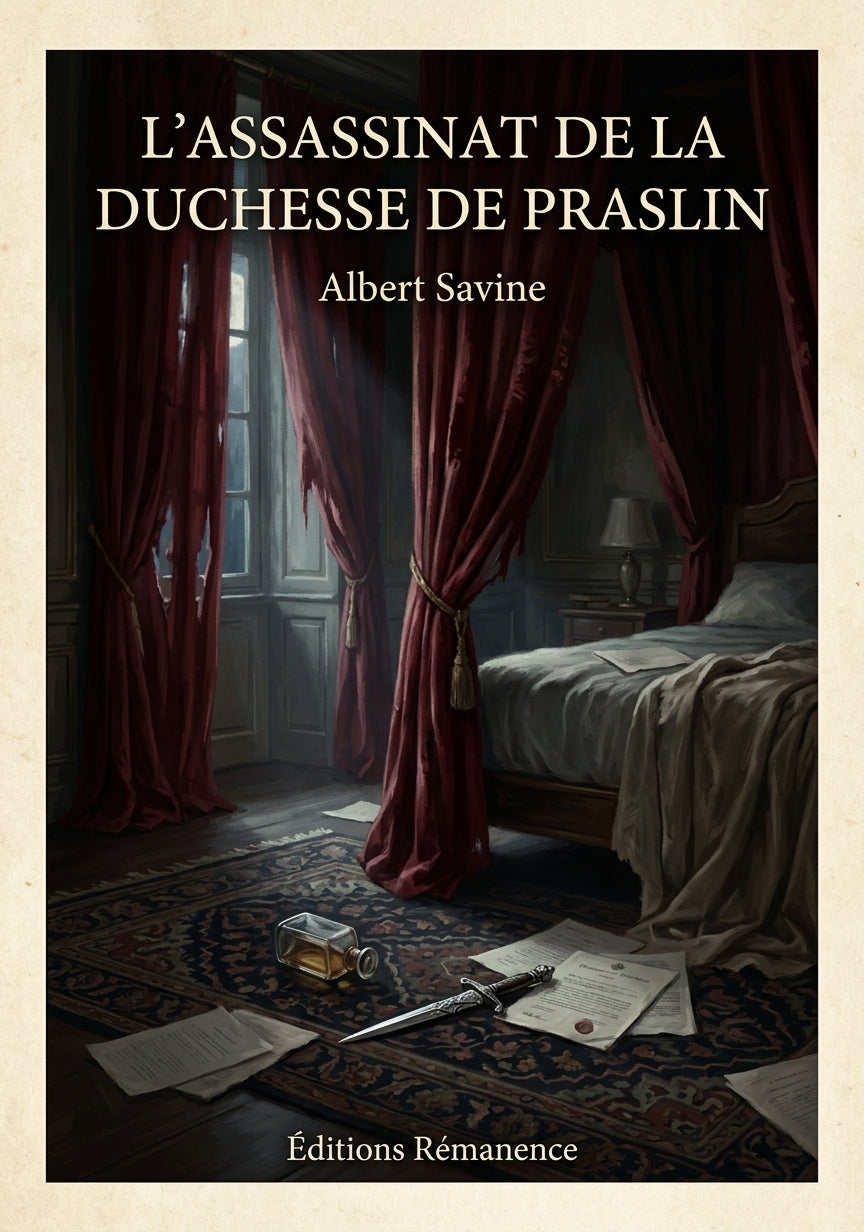 L'Assassinat de la Duchesse de Praslin - Albert Savine (Couverture)