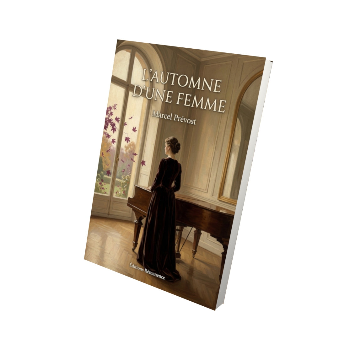 Livre L'automne d'une femme - Marcel Prévost - Vue 3D - Editions Remanence
