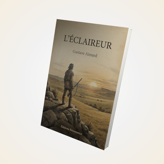 Livre L'éclaireur - Gustave Aimard - Couverture 3D