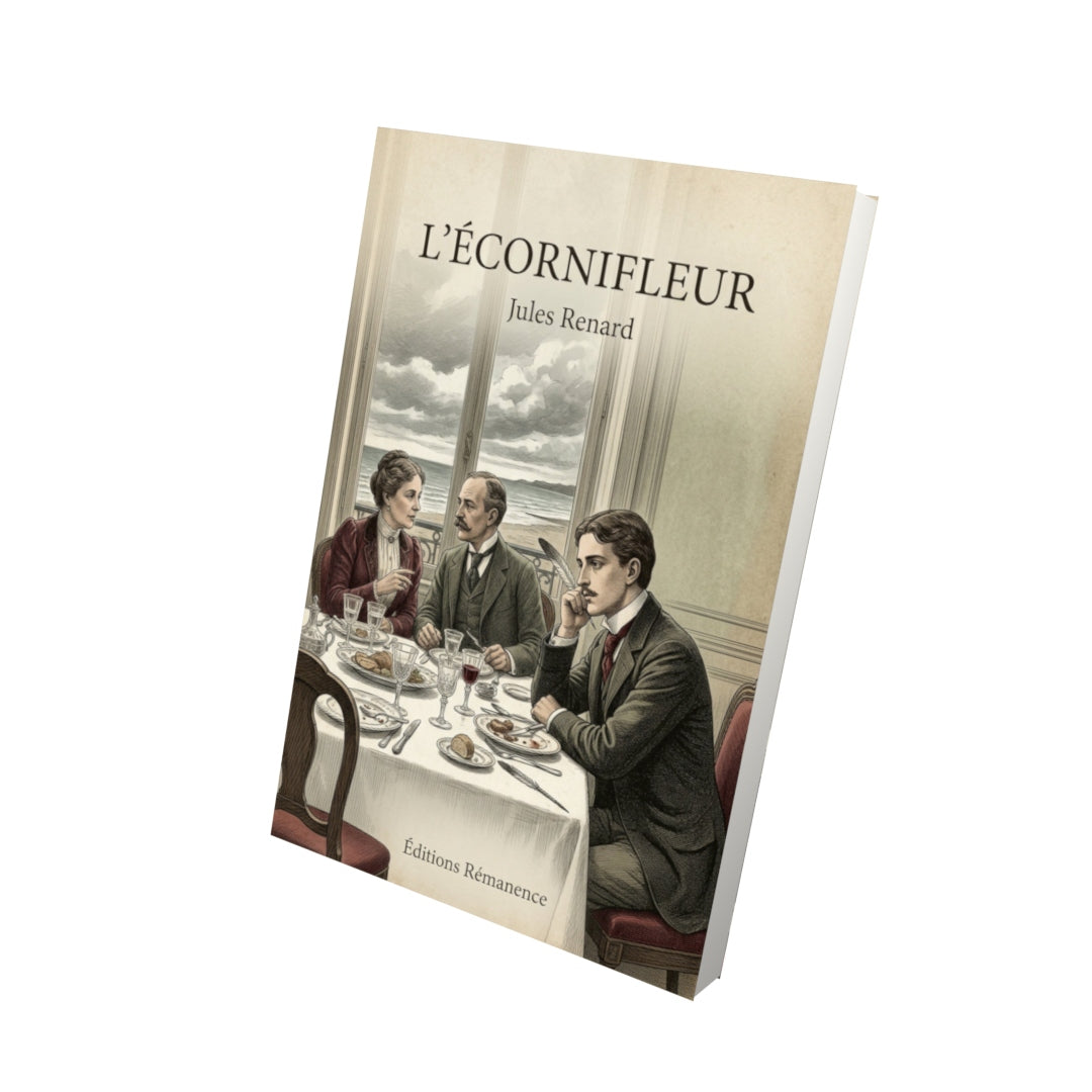 Livre L'écornifleur - Jules Renard - Vue 3D - Editions Remanence