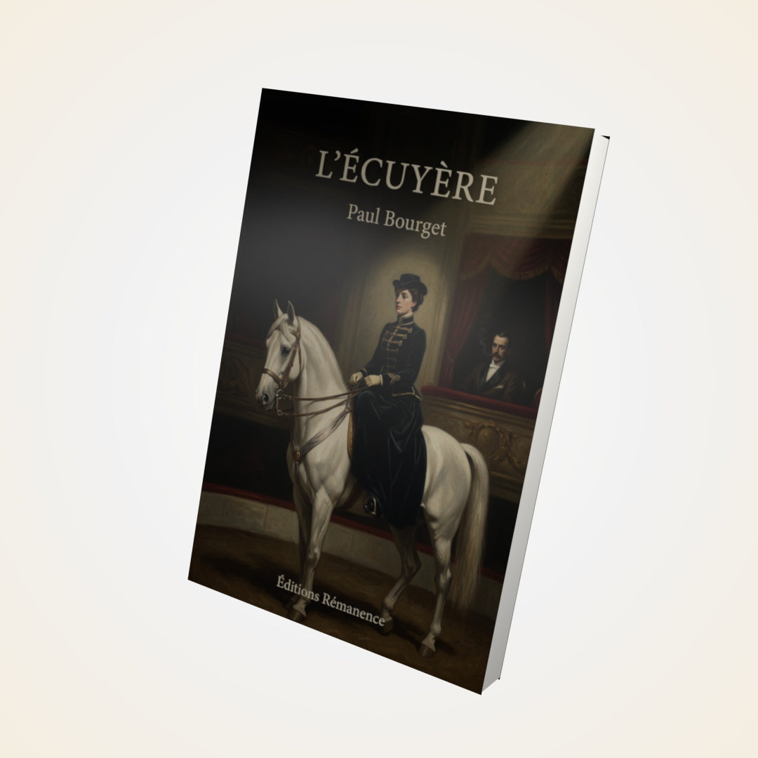 Livre L'Écuyère - Paul Bourget - Couverture 3D