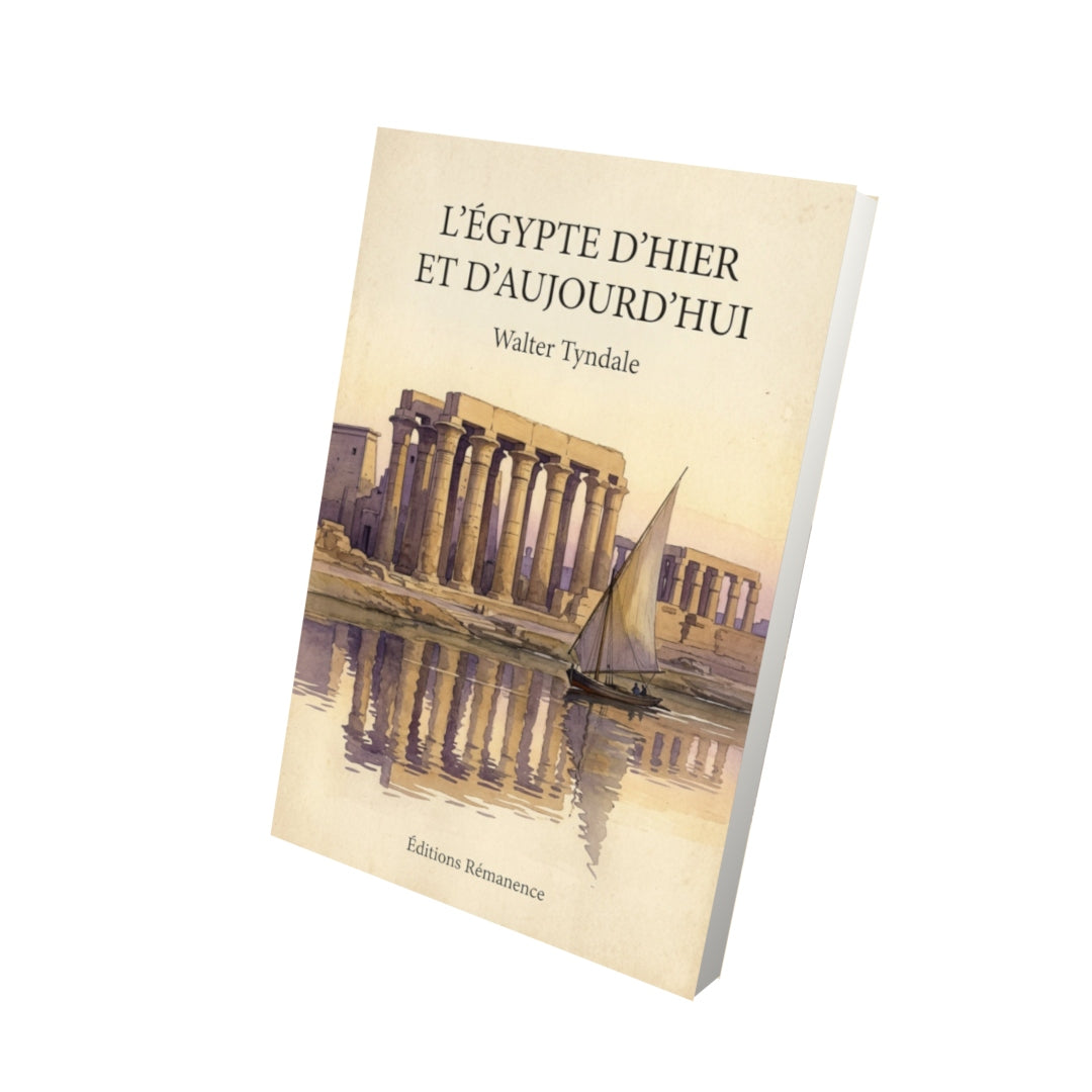 Livre L'Égypte d'hier et d'aujourd'hui - Walter Tyndale - Vue 3D - Editions Remanence