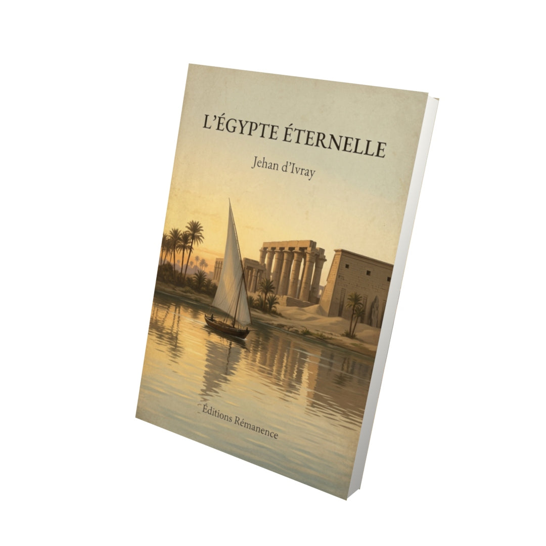 Livre L'Égypte éternelle - Jehan d’Ivray - Vue 3D - Editions Remanence