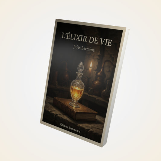 Livre L'élixir de vie - Jules Lermina - Couverture 3D