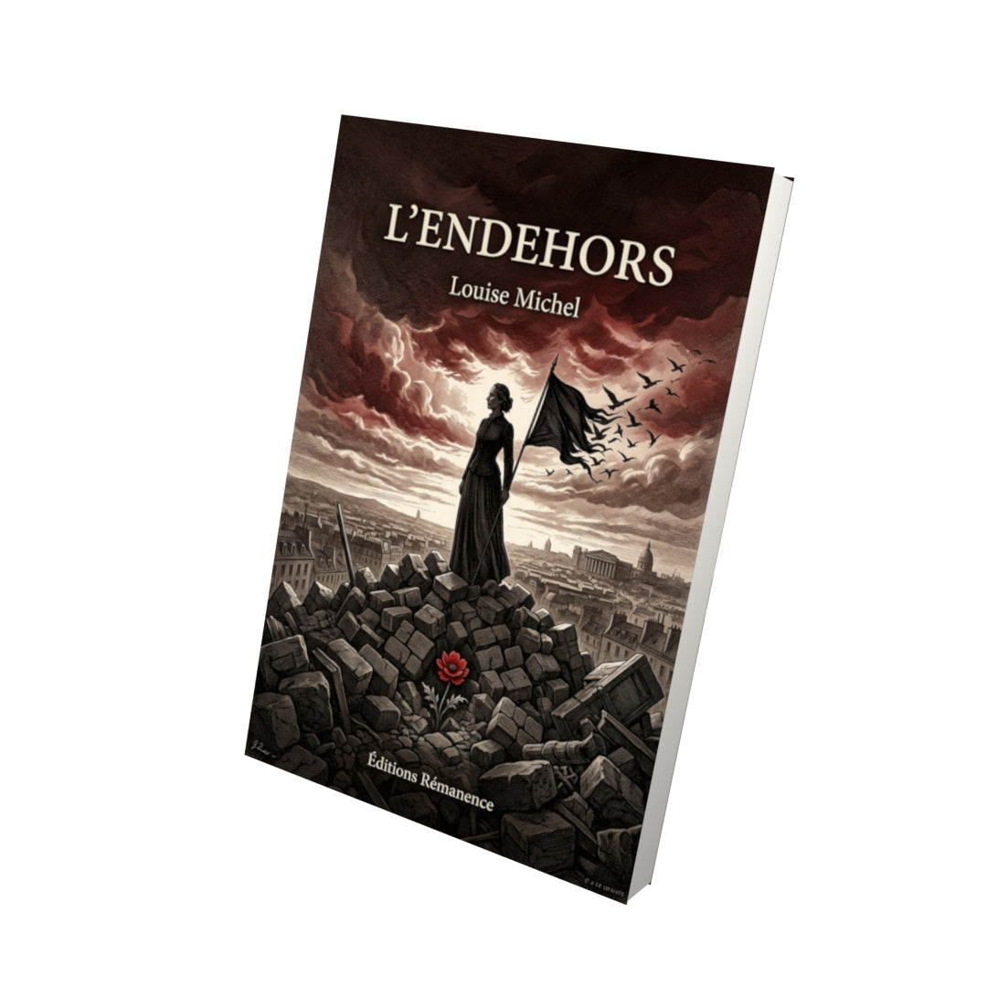 Livre L'Endehors par Louise Michel - Vue 3D - Editions Remanence