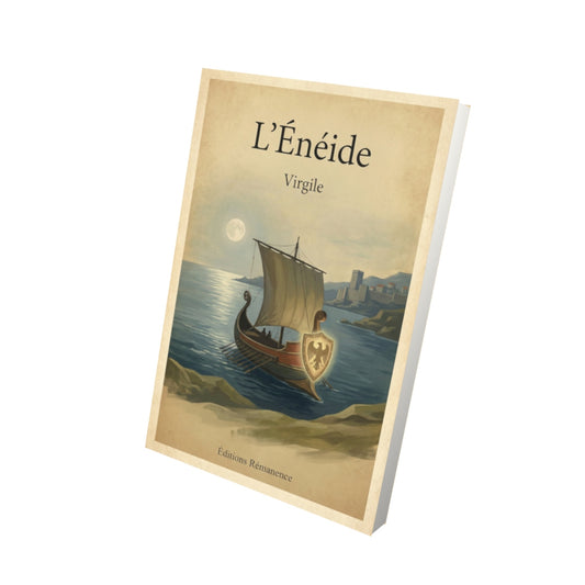 Livre L'Énéide – Virgile - Vue 3D - Editions Remanence