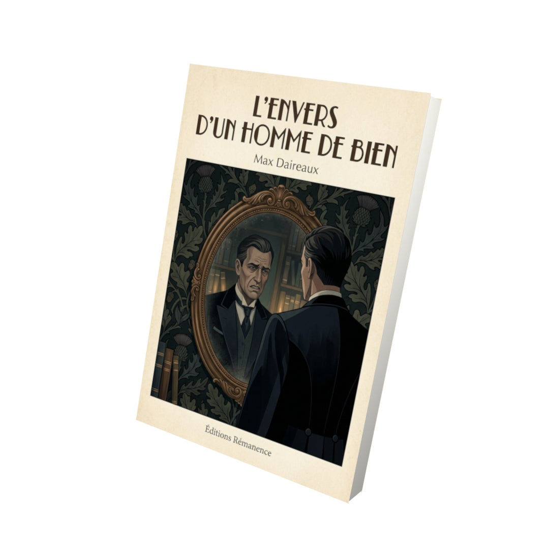 Livre L'envers d'un homme de bien - Max Daireaux - Vue 3D - Editions Remanence
