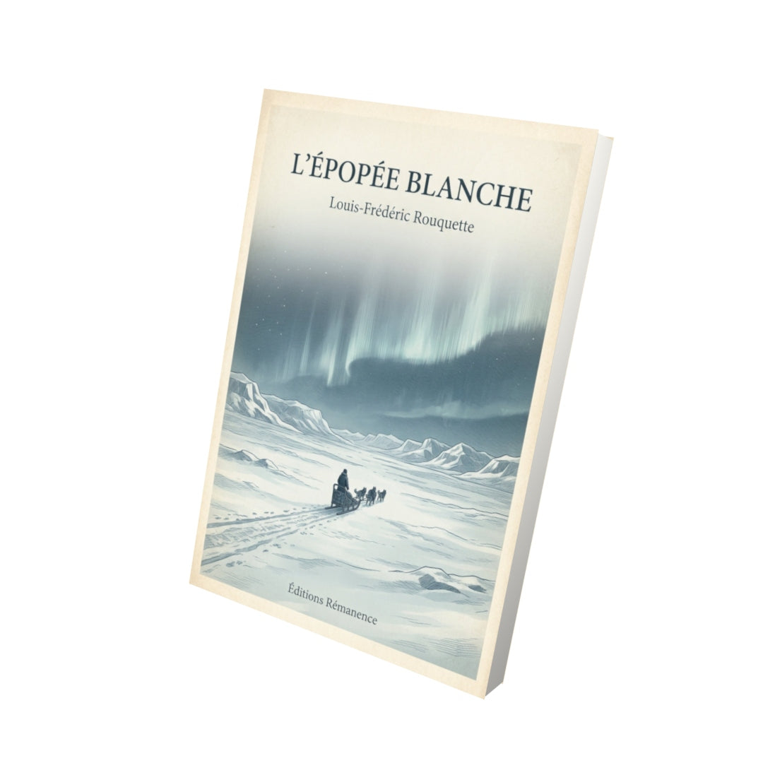 Livre L'épopée blanche - Louis-Frédéric Rouquette - Vue 3D - Editions Remanence