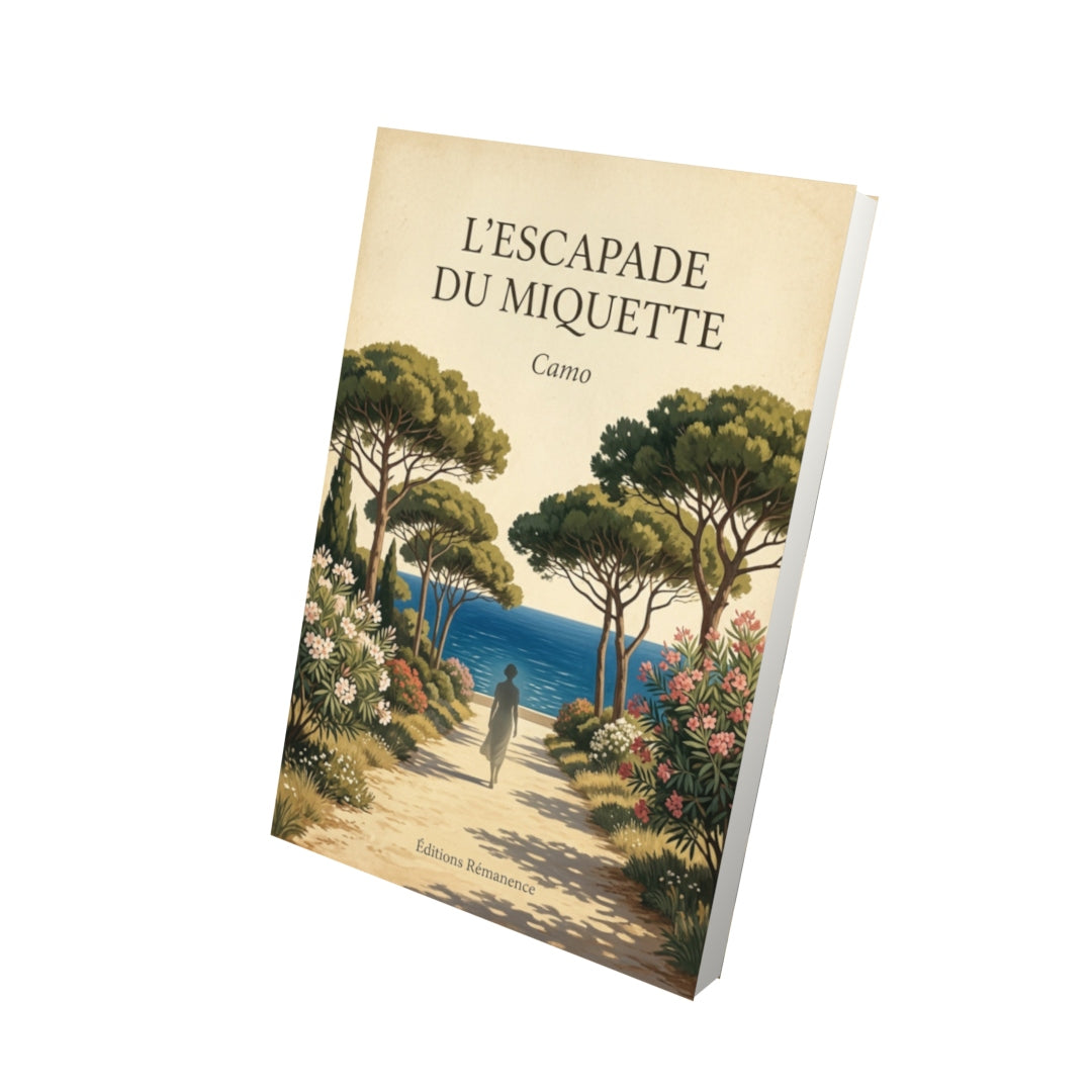 Livre L'escapade du Miquette - Camo - Vue 3D - Editions Remanence