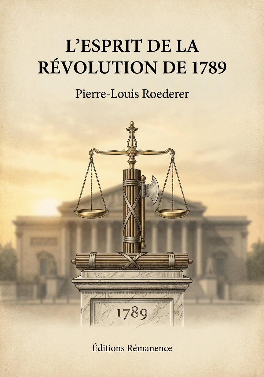 L'esprit de la révolution de 1789 - Pierre-Louis Roederer (Couverture)