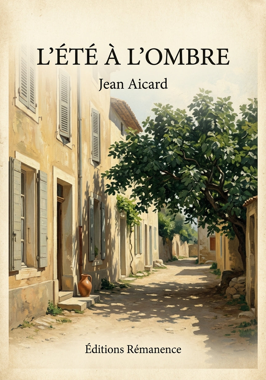 L'Été à l'ombre - Jean Aicard (Couverture)