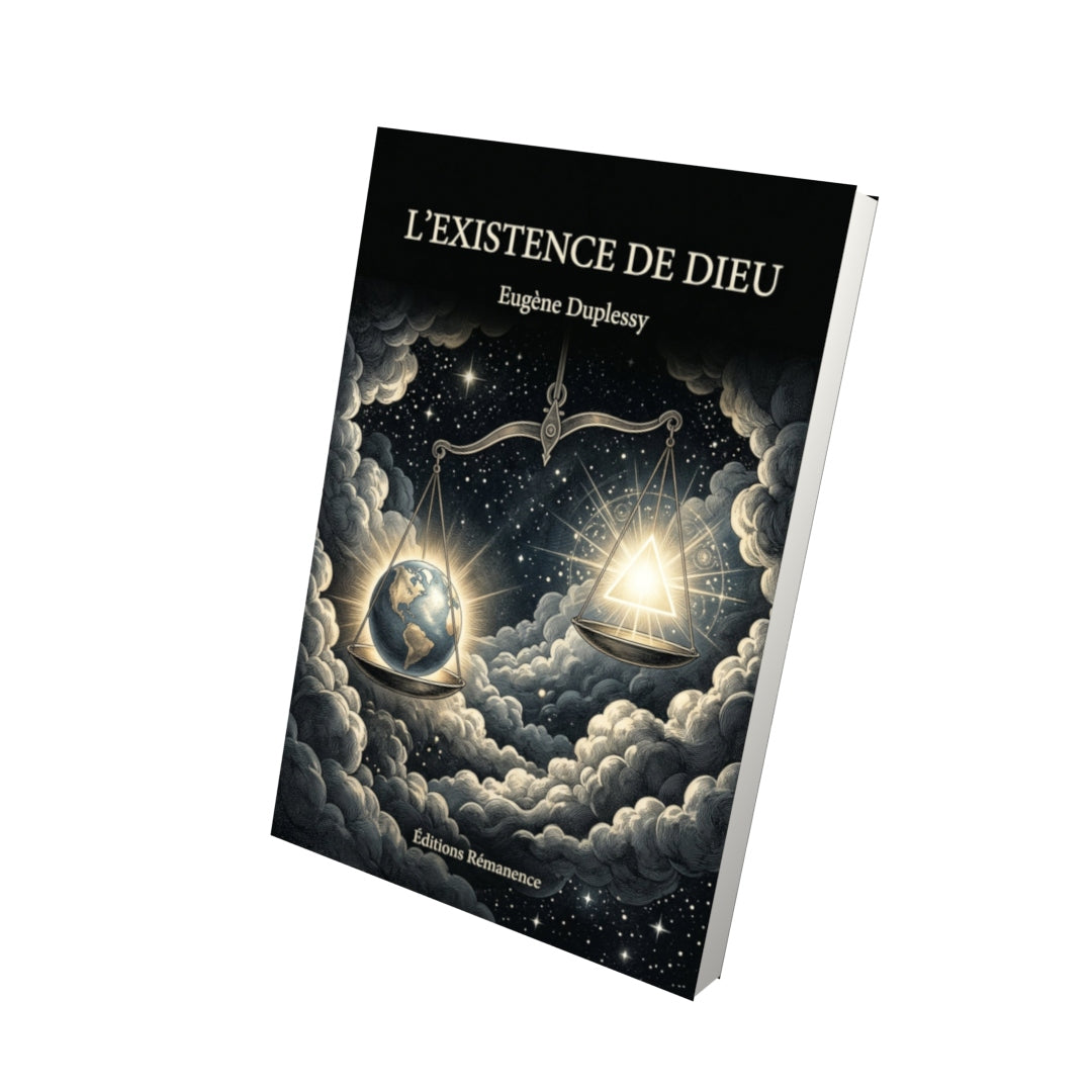 Livre L'existence de Dieu - Eugène Duplessy - Vue 3D - Editions Remanence