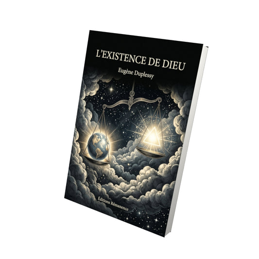 Livre L'existence de Dieu - Eugène Duplessy - Vue 3D - Editions Remanence
