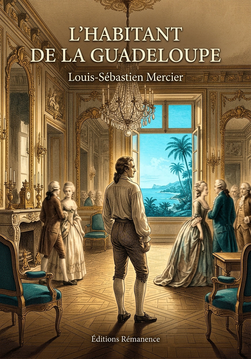 Livre L'habitant de la Guadeloupe par Louis-Sébastien Mercier - Couverture - Editions Remanence