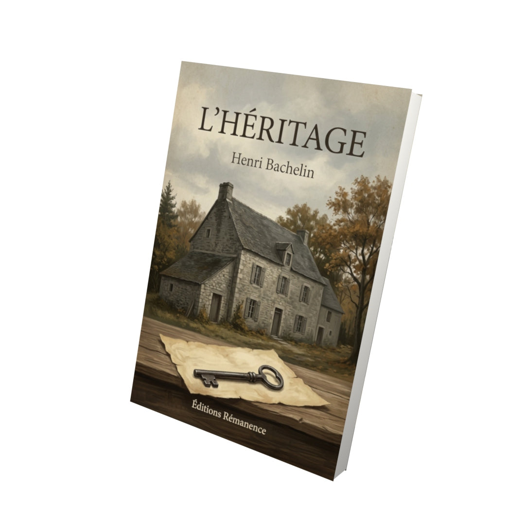 Livre L'héritage - Henri Bachelin - Vue 3D - Editions Remanence
