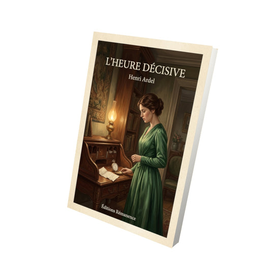Livre L'heure décisive - Henri Ardel - Vue 3D - Editions Remanence