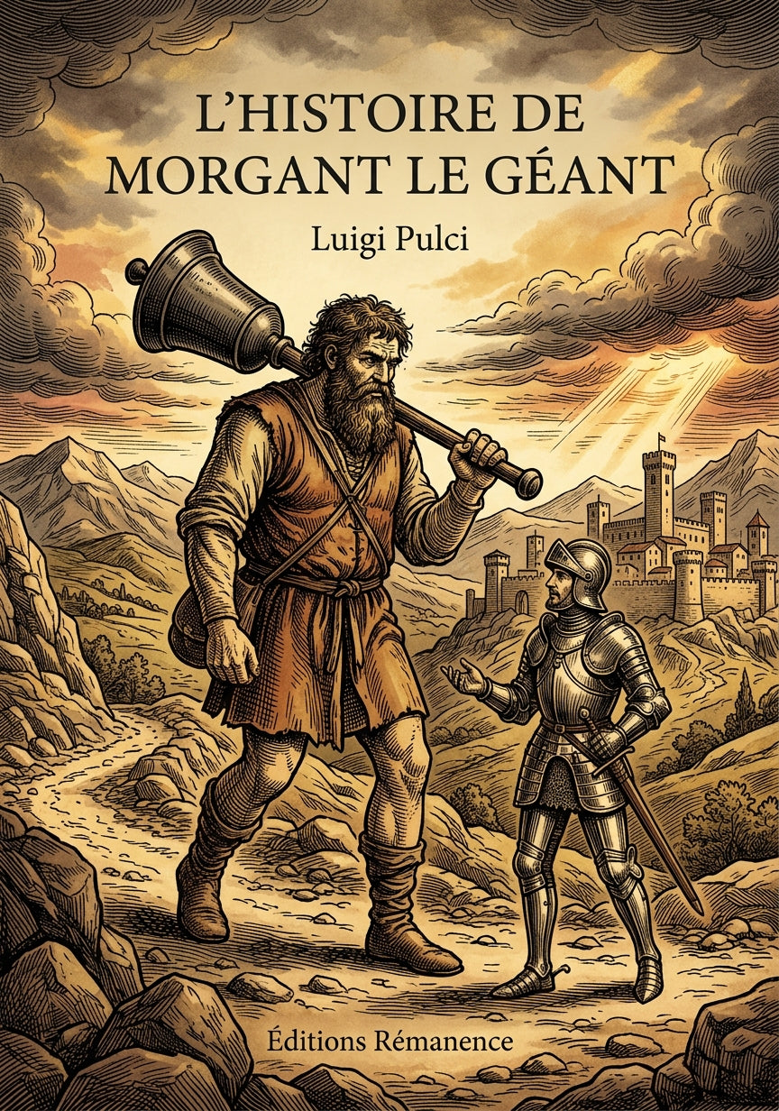 Livre L'Histoire de Morgant le géant par Luigi Pulci - Couverture - Editions Remanence