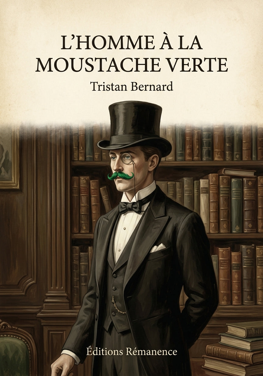 L'homme à la moustache verte - Tristan Bernard (Couverture)