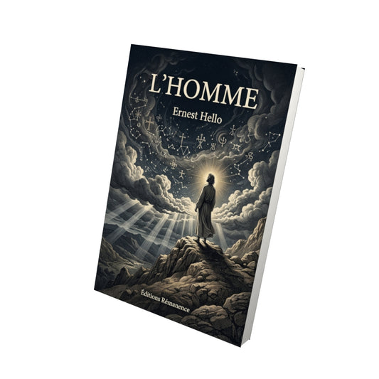 Livre L'homme - Ernest Hello - Vue 3D - Editions Remanence