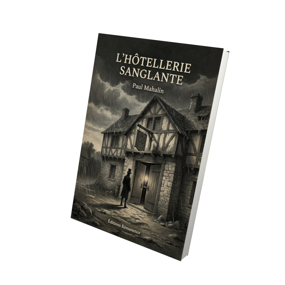 Livre L'hôtellerie sanglante - Paul Mahalin - Vue 3D - Editions Remanence