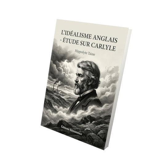 Livre L'idéalisme anglais - étude sur Carlyle - Hippolyte Taine - Vue 3D - Editions Remanence