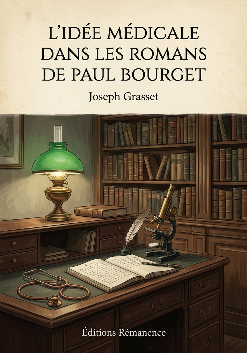 L'idée médicale dans les romans de Paul Bourget - Joseph Grasset (Couverture)