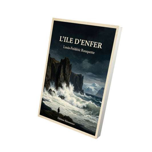 Livre L'Ile d'Enfer - Louis-Frédéric Rouquette - Vue 3D - Editions Remanence