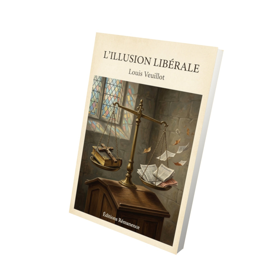 Livre L'illusion libérale - Louis Veuillot - Vue 3D - Editions Remanence