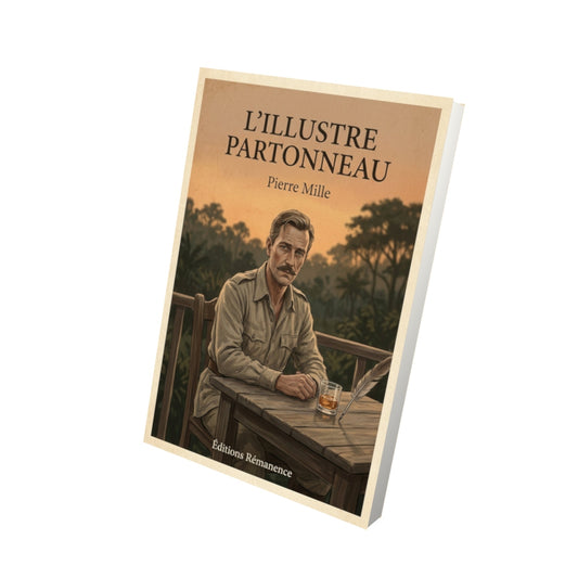 Livre L'illustre Partonneau - Pierre Mille - Vue 3D - Editions Remanence