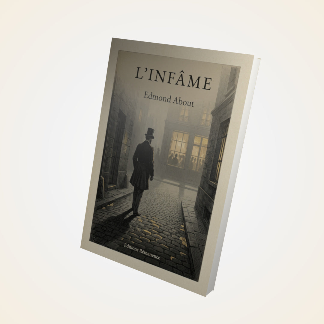 Livre L'infâme - Edmond About - Couverture 3D
