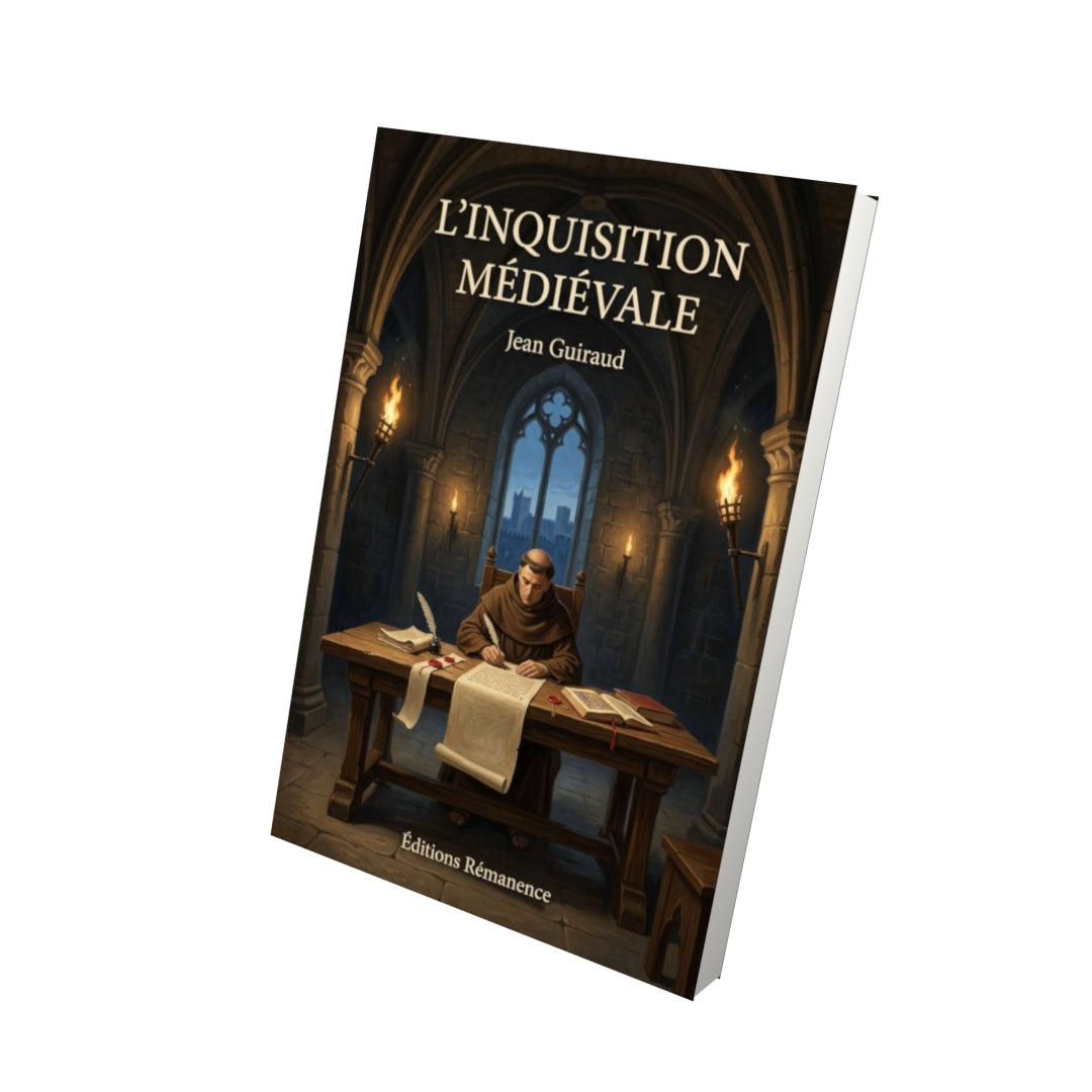 Livre L'Inquisition médiévale - Jean Guiraud - Vue 3D - Editions Remanence