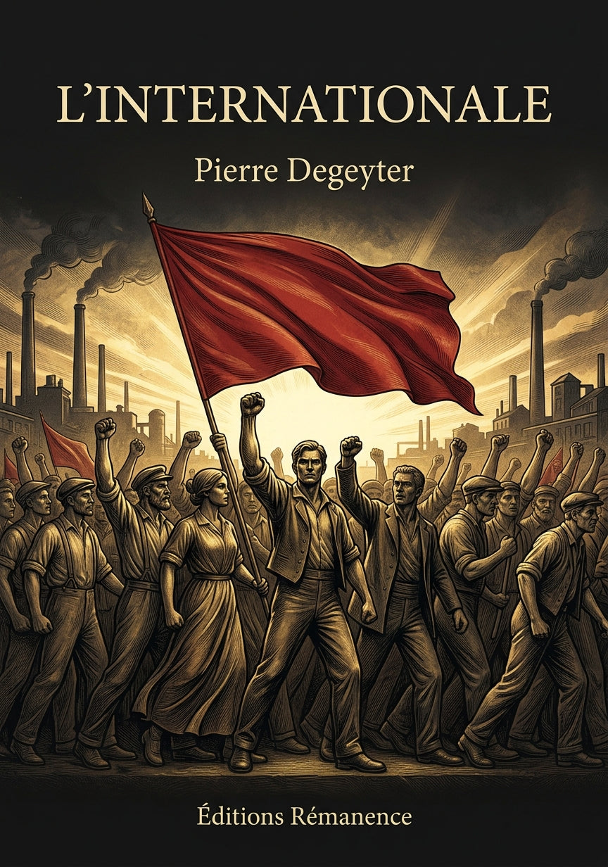 Livre L'Internationale par Pierre Degeyter - Couverture - Editions Remanence