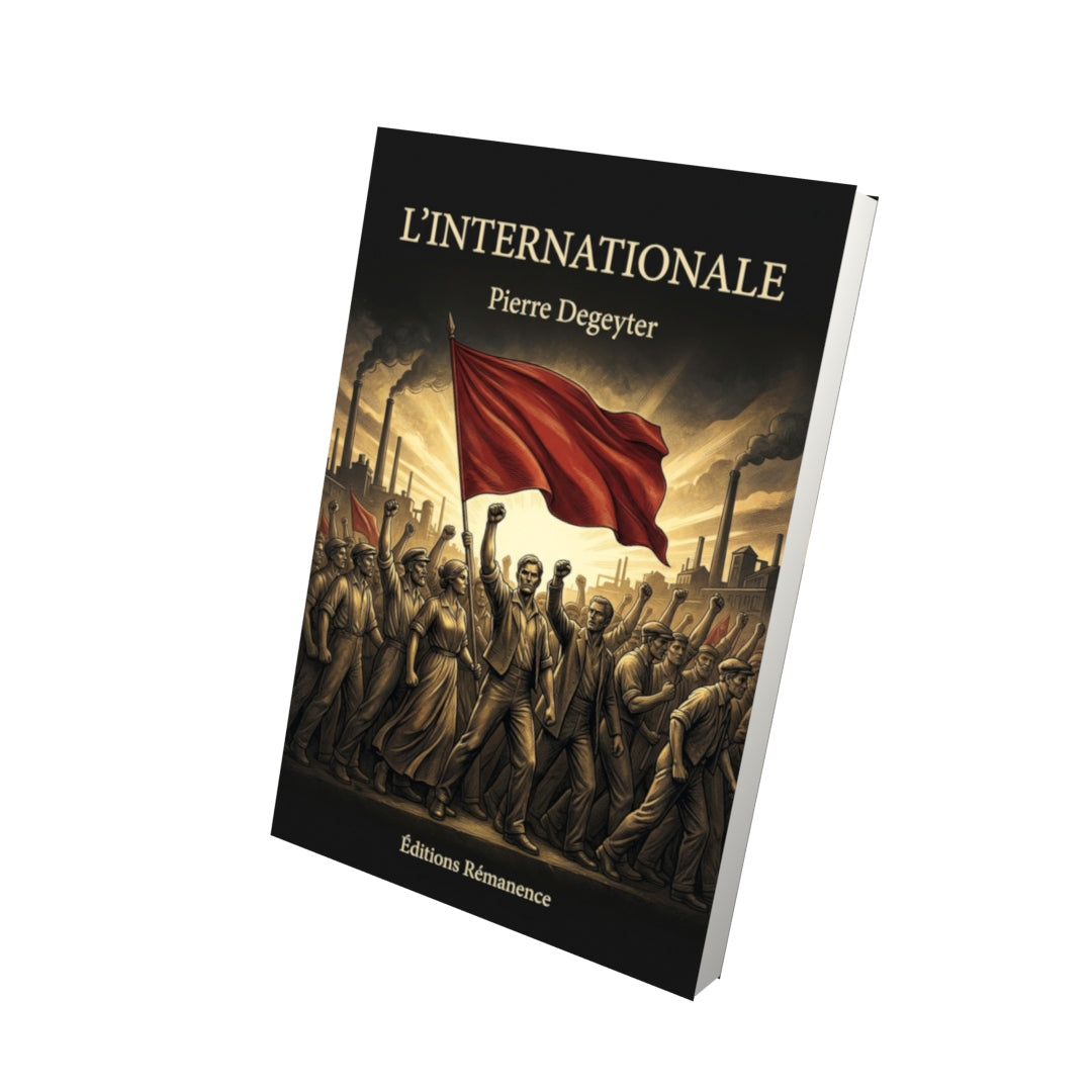 Livre L'Internationale par Pierre Degeyter - Vue 3D - Editions Remanence