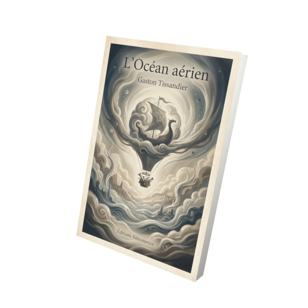 Livre L'Océan aérien – Gaston Tissandier - Vue 3D - Editions Remanence