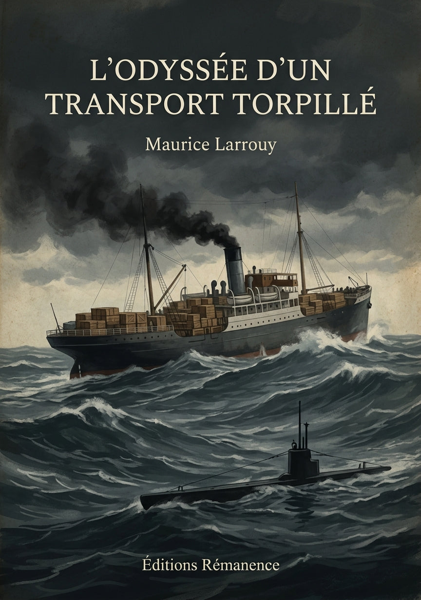 L'odyssée d'un transport torpillé - Maurice Larrouy (Couverture)