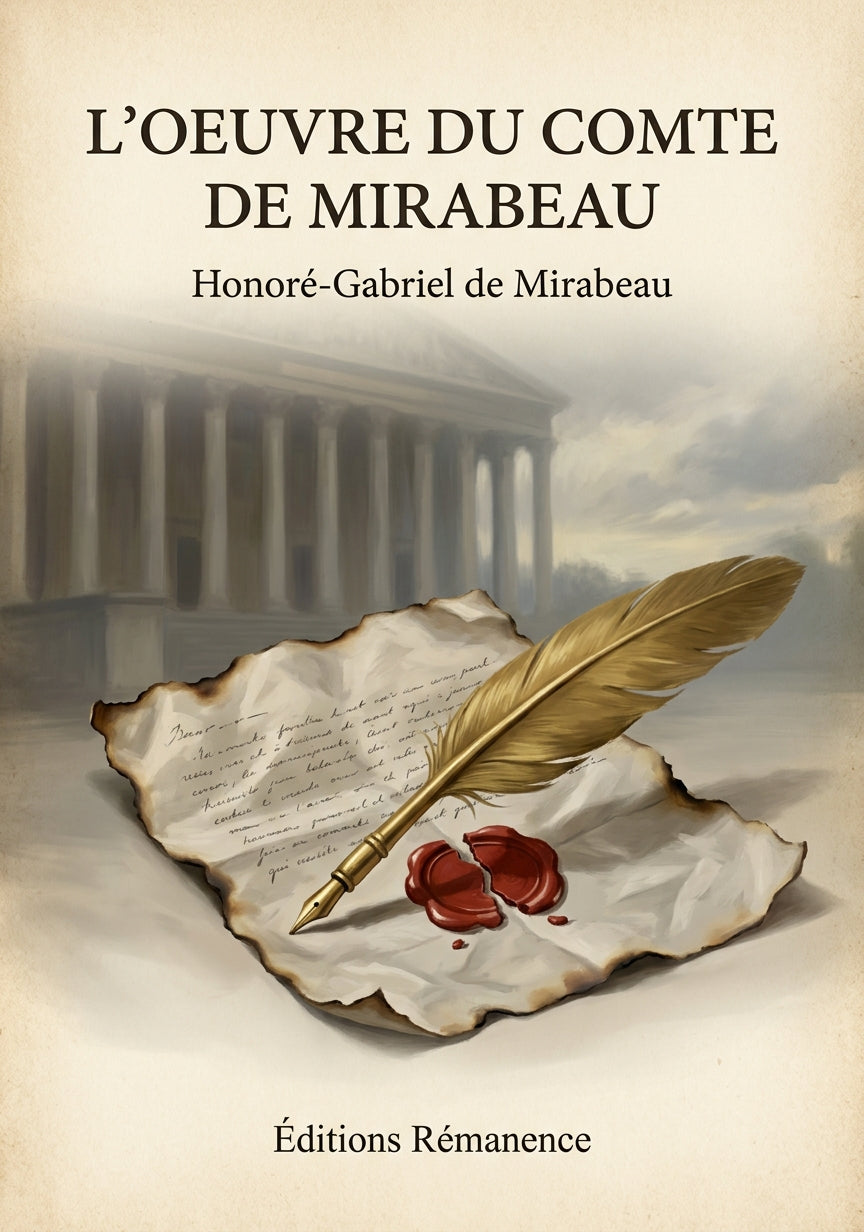 L'oeuvre du comte de Mirabeau - Honoré-Gabriel de Mirabeau (Couverture)