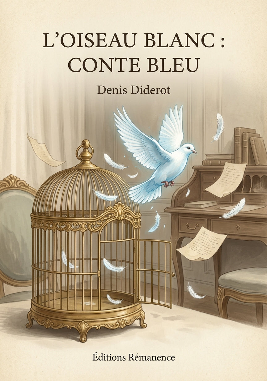 L'oiseau blanc : conte bleu - Denis Diderot (Couverture)